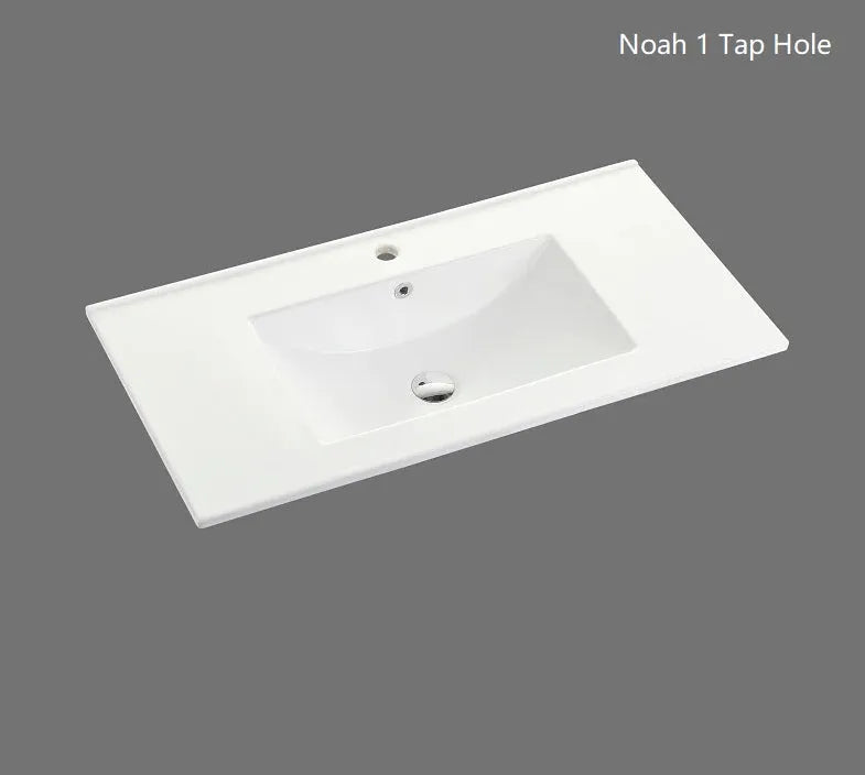 Hampton Shaker 900mm Matte White PVC Waterproof Vanity