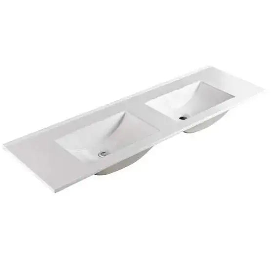 Noah 1500mm Double Bowl Free standing Kickboard Vanity