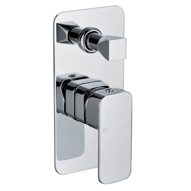 Nova Wall Mixer with Top Diverter Chrome