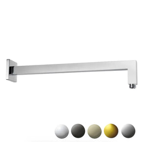 Square Horizontal Shower Arm 400mm Chrome