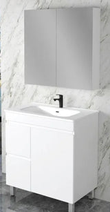 PVC Ensuite Slim Narrow Compact Vanity - 750x360mm