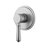 Ikon Clasico Hampton Brushed Nickel Wall Mixer Trim Kit - Rough-In Body Included