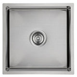 440X440mm Laundry Kitchen Sink Top/Under Mount Stainless Steel - RJ Bathroom