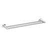 Otus Chrome Slimline Double Towel Rail 600mm - Stainless Steel