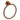 Otus Brushed Copper Slimline Towel Ring - Stainless Steel