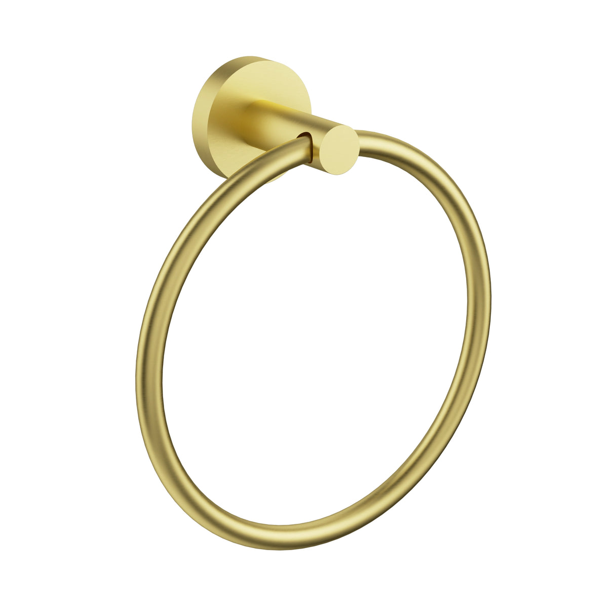 Otus Slimline Towel Ring Brushed Gold