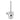 Otus Chrome Slimline Toilet Brush Set - Stainless Steel