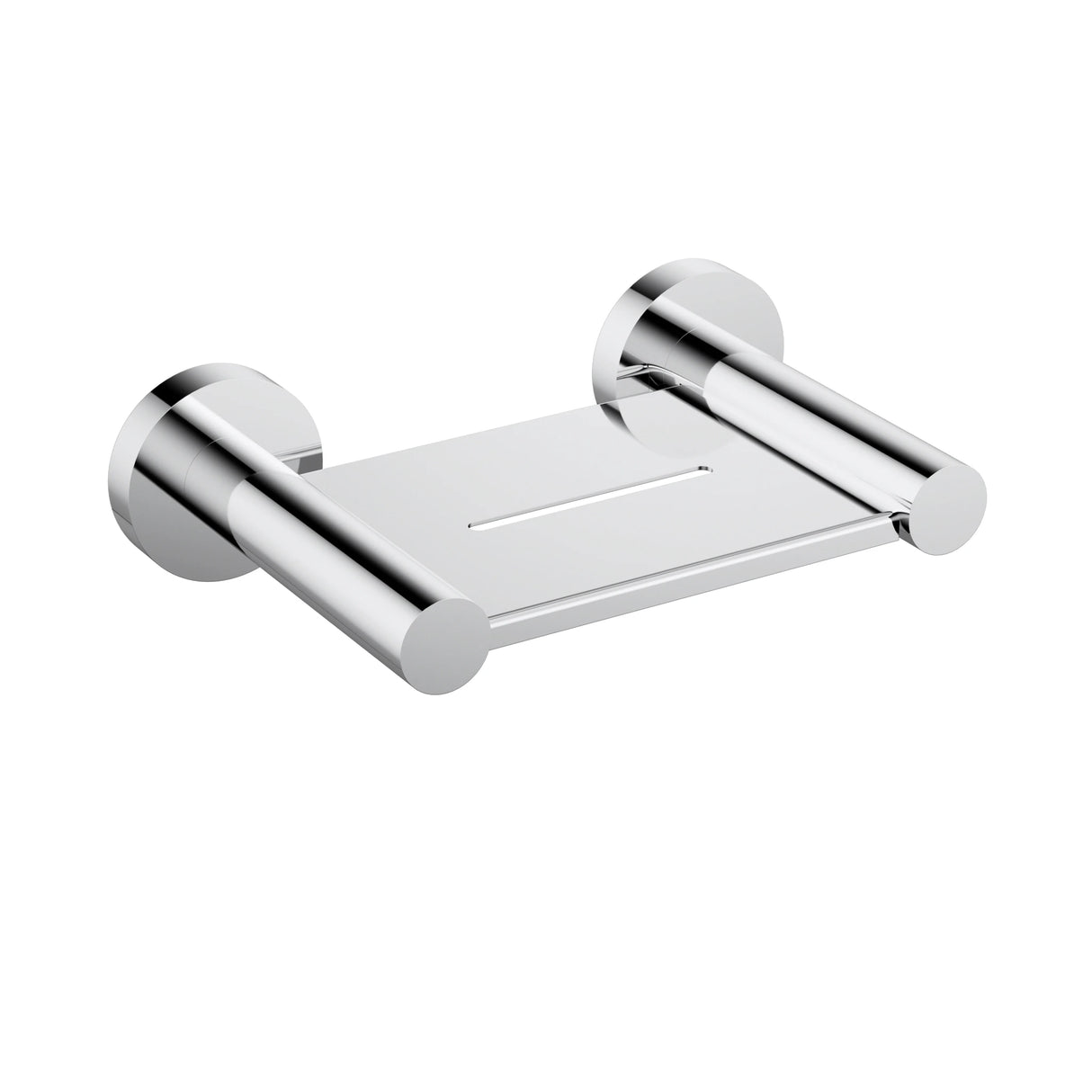 Otus Slimline Metal Soap Dish Holder Chrome