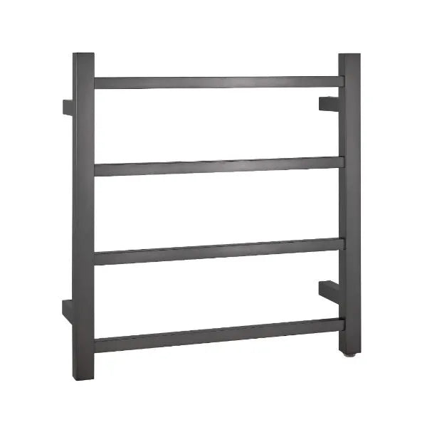 Gun Metal Grey Electric Heated Towel Rail Towel Rack 4 Bars