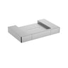 Ikon Ceram Brushed Nickel soap dish
