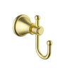 Ikon Clasico Hampton Brushed Gold Robe Hook (66506BG)