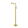 Ikon Clasico Hampton Brushed Gold Freestanding Bath Mixer