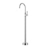 Ikon Clasico Hampton Chrome Freestanding Gooseneck Bath Mixer