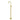 Ikon Clasico Hampton Brushed Gold Freestanding Gooseneck Bath Mixer - Ceramic Handle