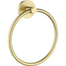 Ikon Otus Brushed Gold Towel Ring - Solid Brass (8113-BG)