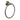 Ikon Otus Brushed Nickel Towel Ring - Solid Brass (8113-BN)