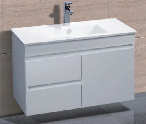 Noah 900mm Wall Hung Bathroom Vanity