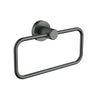Ikon Linie Fluted Gun Metal towel ring