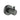 Ikon Linie Fluted Gun Metal robe hook