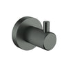 Ikon Linie Fluted Gun Metal robe hook