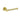 Ikon Linie Fluted Brushed Gold toilet roll holder