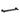 Ikon Linie Fluted Matte Black Bathroom Shelf 410mm
