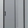 Matte Black Semi Frameless Sliding Door Shower Screen - RJ Bathroom