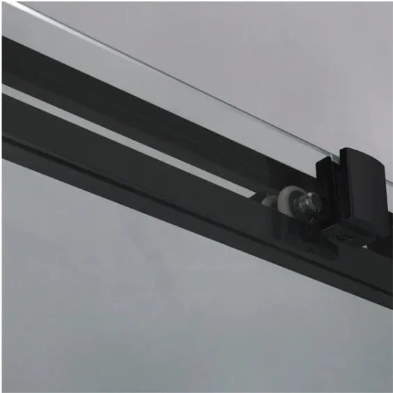 Matte Black Semi Frameless Sliding Door Shower Screen