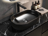 Miami Hampton Shaker 1500mm Double Bowl Olive Green PVC Waterproof Wall Hung Vanity Carrara Sintered Stone Top