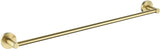 Otus Single Towel Rail 750mm Brushed Gold