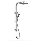 Eden Square Chrome/Black/Brushed nickel/Brushed Gold/Gun Metal Multi-Function 2 in 1 Shower Set