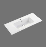 Hampton Shaker 900mm Matte White Wall Hung Two Doors Vanity