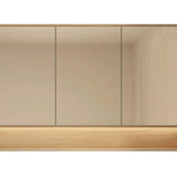 Timber Eden Artis Classic Oak PVC Waterproof 1200mm Copper-Free Mirror Shaving Cabinet with Shelf