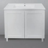 Hampton Shaker 750mm Matte White Two Doors Vanity