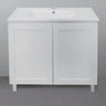 Hampton Shaker 900mm Matte White Two Doors Freestanding Vanity - RJ Bathroom
