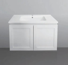 Hampton Shaker Slim Narrow Compact 900*360mm Wall Hung Vanity - RJ Bathroom