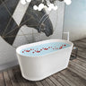 Iseo Ultra Slim Oval/Pill Freestanding Bathtub - 1300/1400/1500/1600/1700mm - RJ Bathroom