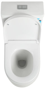Veda Rimless Back To Wall Ceramic Toilet Suite Matte Black Press Button