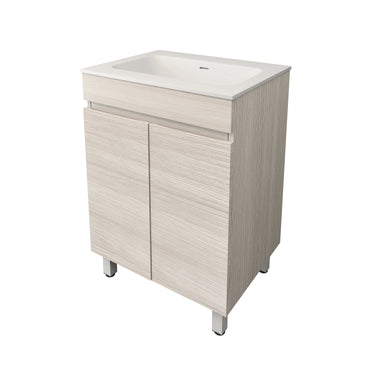 Timber Look Coastal Oak Camden 600mm Freestanding Vanity