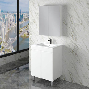 Noah 600mm Free Standing Freestanding Bathroom Legs Vanity - RJ Bathroom