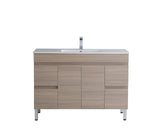 Timber Wood Grain Stella Oak 1200mm PVC Waterproof Freestanding Vanity
