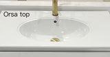 Hampton Shaker 900mm Matte White PVC Waterproof Freestanding Vanity - RJ Bathroom
