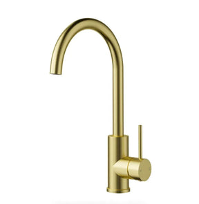 Otus Kitchen and Laundry Sink Mixer - Brushed Gold - RJ Bathroom