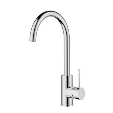 Otus Chrome Slimline Sink Mixer, front view