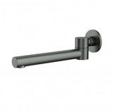 Otus Swivel Bath Spout Brushed Gun Metal