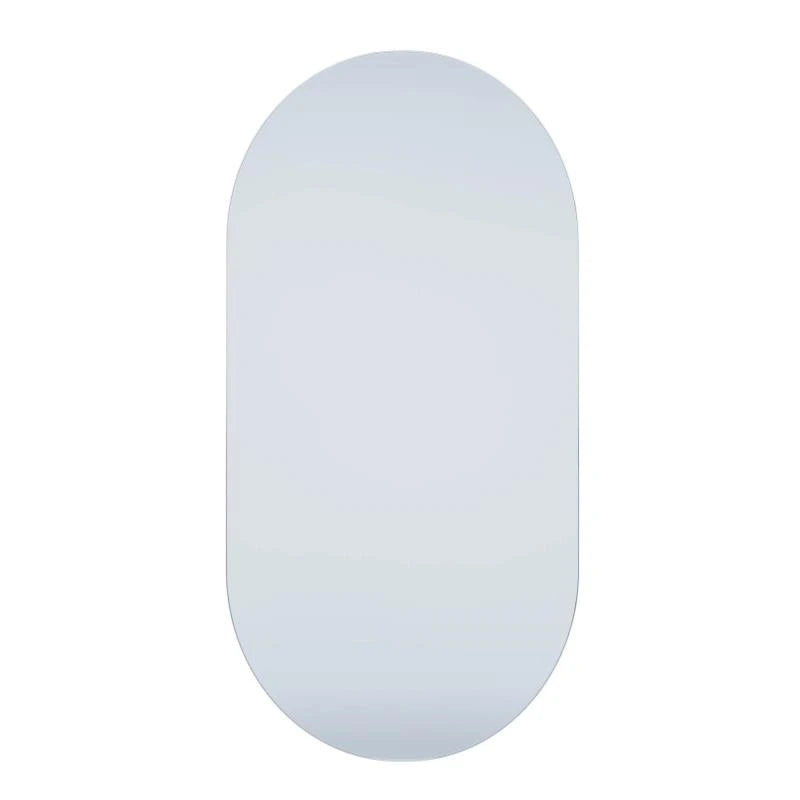 Oval Copper Free Frameless Pencil Edge Mirror 450x900mm