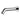 Otus Chrome Slimline Bath Spout 182mm - Stainless Steel