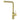 Otus Brushed Gold Slimline Pull-Out Sink Mixer - Stainless Steel