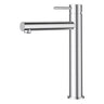 Otus Chrome Slimline Tall Basin Mixer Straight Spout - Stainless Steel