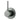 Otus Gun Metal Slimline Shower Bath Wall Mixer Lever Up - Stainless Steel